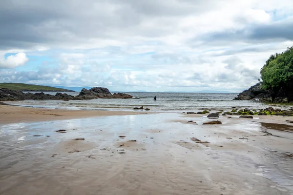 Фінтра Пляж Чудовий Піщаний Пляж Створений Кіллібегсом Графство Донегол Ірландія — стокове фото