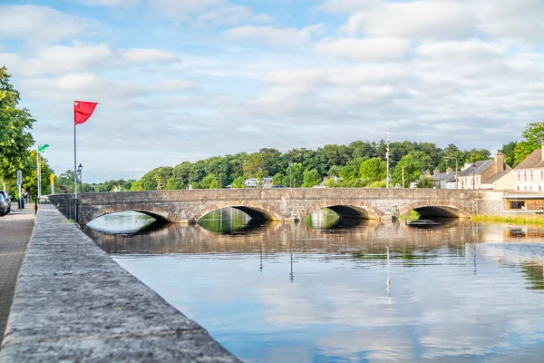 Ponte Sul Fiume Moy Nella Città Ballina Contea Mayo Irlanda — Foto Stock