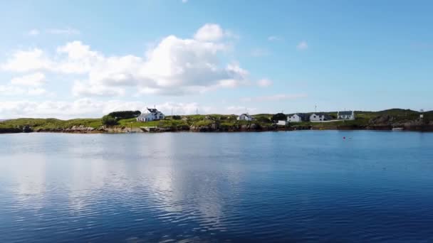 Vorbei Rutland Island Zwischen Burtonport Und Arranmore County Donegal Irland — Stockvideo