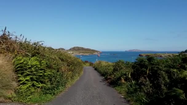 Vista Desde Muelle Stacamore Isla Arranmore Condado Donegal República Irlanda — Vídeo de stock