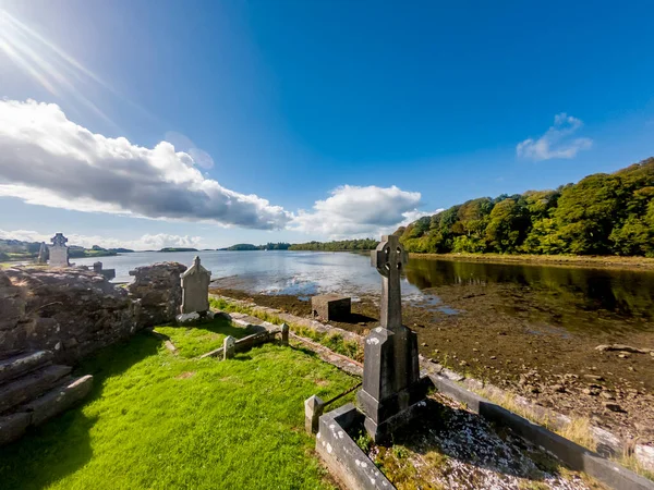 Historic Abbey Graveyard Donegal Town Which Build Hugh Donnell 1474 — Stock Photo, Image