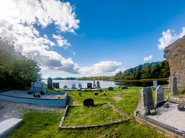 Donegal Twn Irsko Září 2022 Hřbitov Historického Opatství Donegalu Postavil — Stock fotografie