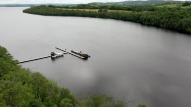 Enniskillen 'in güzel Tully Şatosu, Kuzey İrlanda' daki Fermanagh İlçesi.