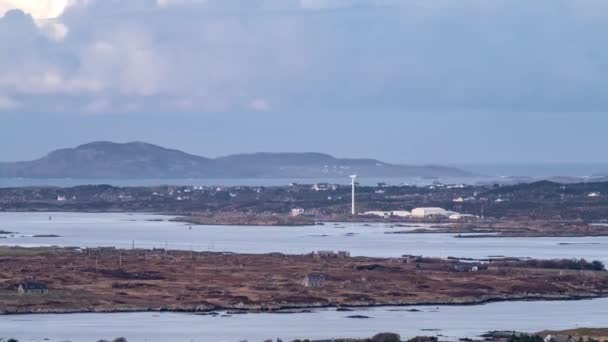 Burtonport Vanaf Maghery County Donegal Ierland — Stockvideo