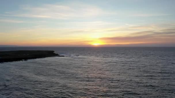 Beautiful Sunset Muckross Kilcar County Donegal Ireland — Vídeo de Stock
