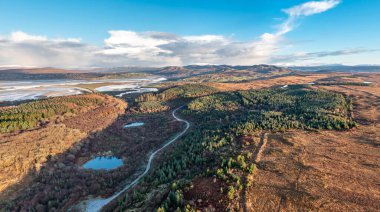 Aerial view of Bonny Glen in Donegal - Ireland