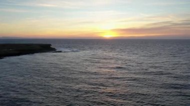 Beautiful sunset at Muckross by Kilcar in County Donegal, Ireland.