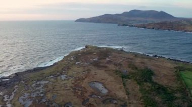 Beautiful sunset at Muckross by Kilcar in County Donegal, Ireland.