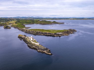 Arka planda Killybegs - County Donegal - İrlanda.