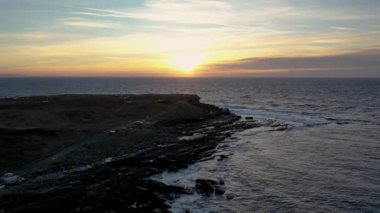 Beautiful sunset at Muckross by Kilcar in County Donegal, Ireland.