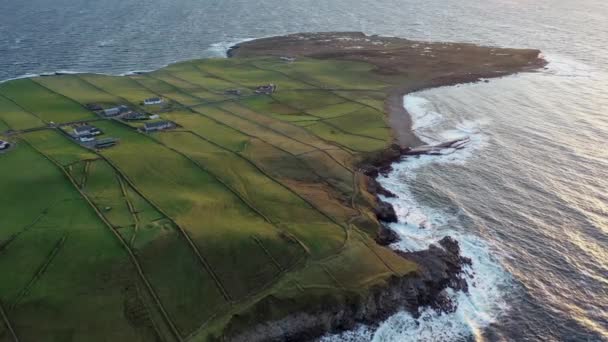 Beautiful Sunset Muckross Kilcar County Donegal Ireland — Vídeos de Stock