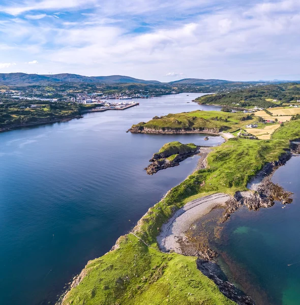 Aerial Carntullagh Head Killybegs County Donegal Republic Ireland — Stock Photo, Image