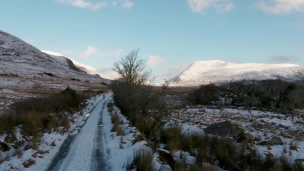 Południowe Wejście Parku Narodowego Glenveagh Jest Prawdziwym Ukrytym Klejnotem Hrabstwo — Wideo stockowe