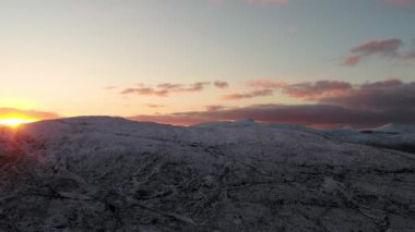 Aerial view of the Gartan Mountain, County Donegal - Ireland.