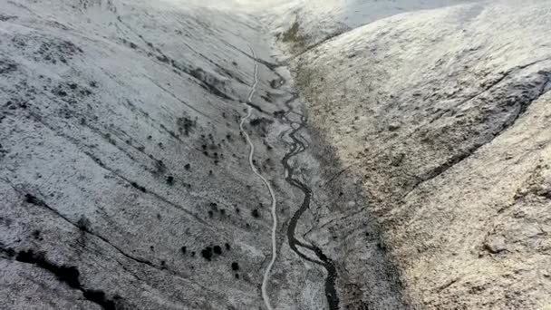 Snow Covered Glenveagh Mountains Glen County Donegal Republic Ireland — Video Stock
