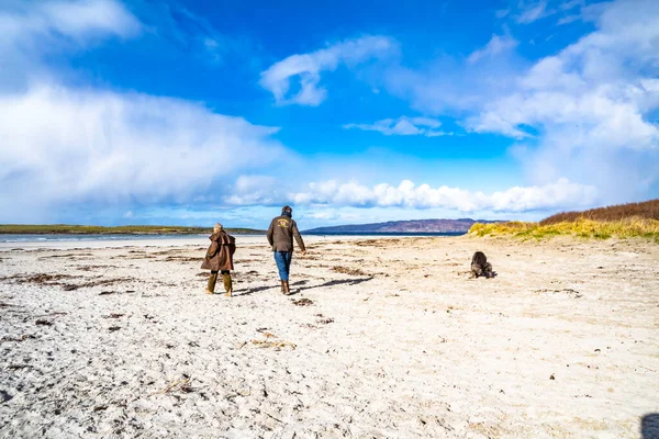 Portnoo County Donegal Ireland March 2023 Letters Love Знімається Пляжі — стокове фото
