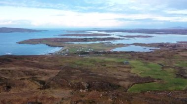 Maghery and Arranmore seen from the viewpoint in County Donegal, Ireland.