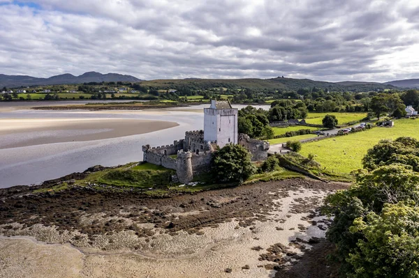 Luchtfoto Van Castle Dow Sheephaven Bay Creeslough County Donegal Ierland — Stockfoto
