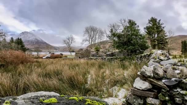 Timelapse Dunlewy Ghost Town County Donegal Ireland — 图库视频影像