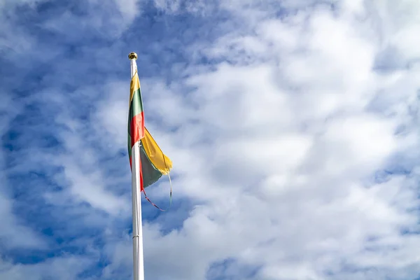 Bandera Lituania Ondeando Viento —  Fotos de Stock