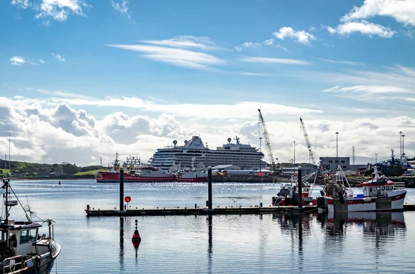 Killybegs Irlanda Septiembre 2022 Crucero Regent Está Visitando Puerto — Foto de Stock