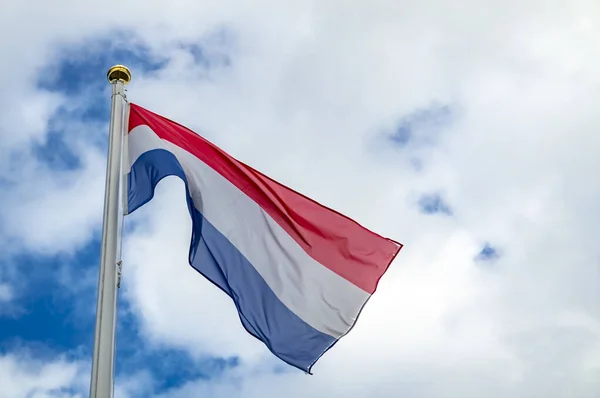 Flag Netherlands Waving Wind — Stock Photo, Image