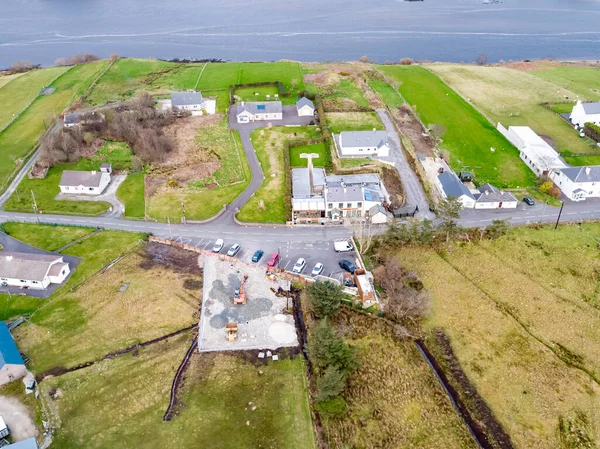 Teelin County Donegal Ιρλανδια Μαρτίου 2023 Κατασκευαστικές Εργασίες Δίπλα Στο — Φωτογραφία Αρχείου