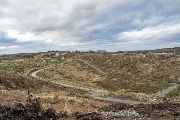Sevärdheterna Från Den Nya Utsiktspunkten Bonny Glen Vid Portnoo Grevskapet — Stockfoto
