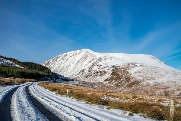 Muckish Gap Road Winter County Donegal Irsko — Stock fotografie
