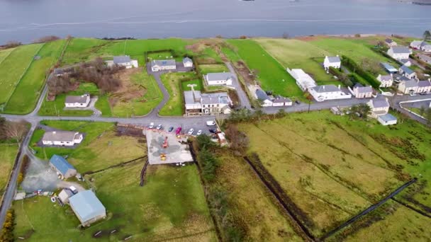 Teelin County Donegal Ιρλανδια Μαρτίου 2023 Κατασκευαστικές Εργασίες Δίπλα Στο — Αρχείο Βίντεο