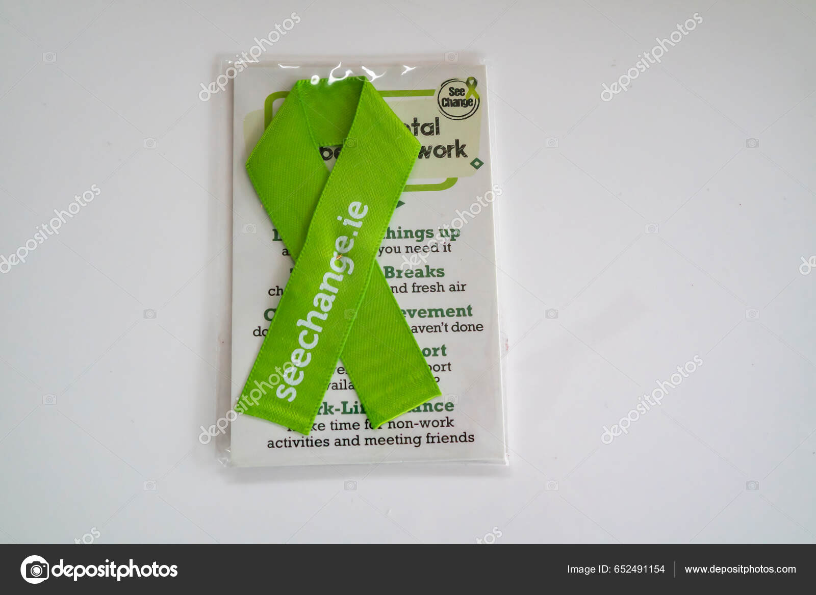 Dungloe Ireland February 2023 Green Ribbon Campaign Aims Spread ...