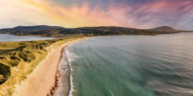 Machaire Rabhartaigh, Translation: Magheraroarty - Plane of the spring tideplane of roarty, Gaeltacht village and townland in north-west of County Donegal, Ireland