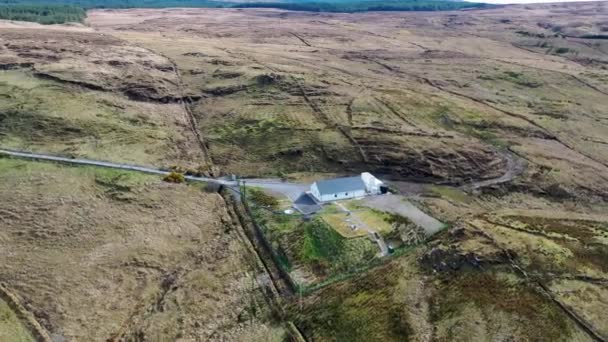 Vista Aérea Estação Tratamento Água Lough Anna Abastecimento Água Potável — Vídeo de Stock