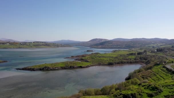 Teluk Weebarra County Donegal Republik Irlandia — Stok Video