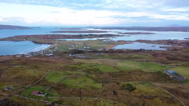 Maghery Arranmore Seen Viewpoint County Donegal Ireland — Stock Video