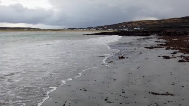 Una Bandada Gaiteros Disfrutando Playa Isla Inishkeel Condado Donegal Irlanda — Vídeos de Stock