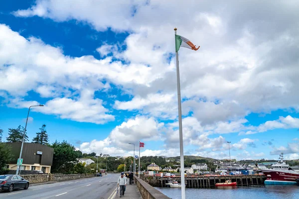 Killybegs Ireland Сентября 2022 Круизный Корабль Regent Посещает Гавань — стоковое фото
