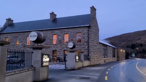 Crolly County Donegal Irlande Janvier 2023 Distillerie Crolly Produit Whisky — Video