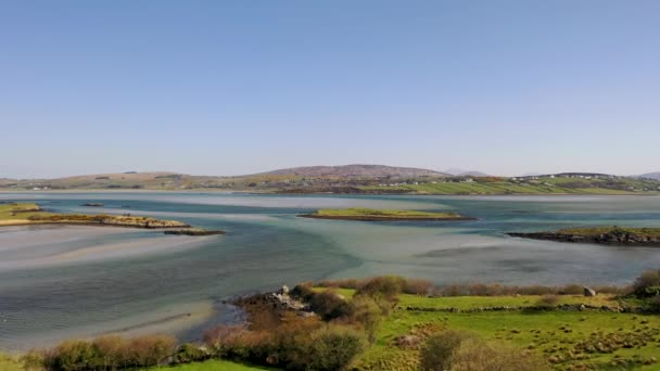 Κόλπος Gweebarra Στην Κομητεία Donegal Δημοκρατία Της Ιρλανδίας — Αρχείο Βίντεο
