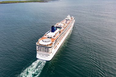 KILLYBEGS, IRELAND - 16 Mayıs 2023: Norveç Yıldızı Killybegs 'i ziyaret ettikten sonra ayrılıyor.