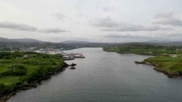 Repülés Killybegs Felé Donegal Megyében Írország — Stock videók