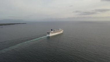 KILLYBEGS, IRELAND - 16 Mayıs 2023: Norveç Yıldızı Killybegs 'i ziyaret ettikten sonra ayrılıyor.