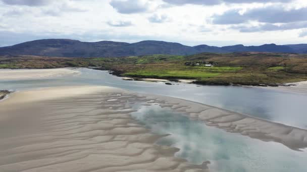 Bahía Sheskinmore Entre Ardara Portnoo Donegal Irlanda — Vídeos de Stock