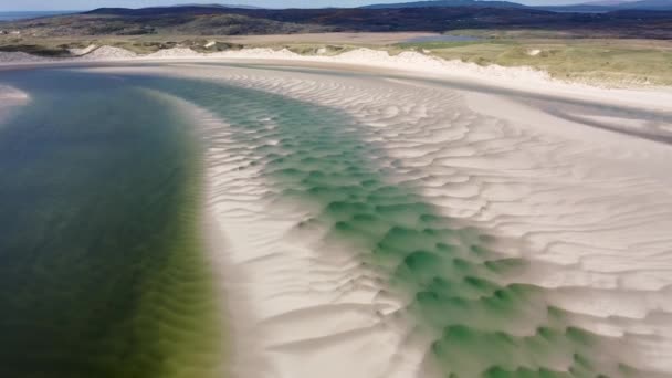 Donegal Ardara Ile Portnoo Arasında Sheskinmore Körfezi Nde Inanılmaz Bir — Stok video