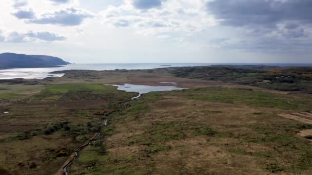 Λίμνη Sheskinmore Μεταξύ Ardara Και Portnoo Στο Donegal Ιρλανδία — Αρχείο Βίντεο