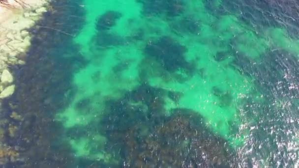 Belo Oceano Atlântico Área Tobernanoran Cruit Island Condado Donegal Irlanda — Vídeo de Stock