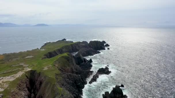 Vue Aérienne Malin Head Point Nord Irlande — Video
