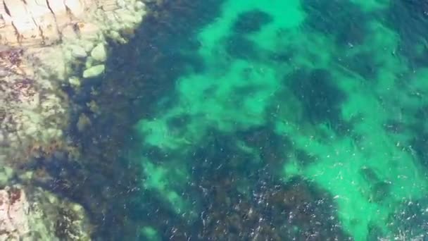 Magnifique Océan Atlantique Dans Région Tobernanoran Sur Île Cruit Comté — Video