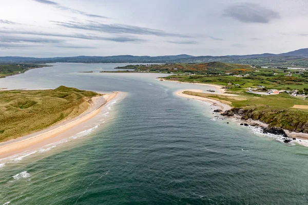 Aerial View Five Fingers Strand County Donegal Ireland — Stock Photo, Image
