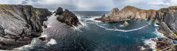 Aerial View Coastline Malin Head Ireland — Stock Photo, Image